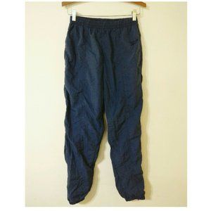 4/$20 Vintage 90's Reebok High Waist Nylon Jogger Track Pants Blue